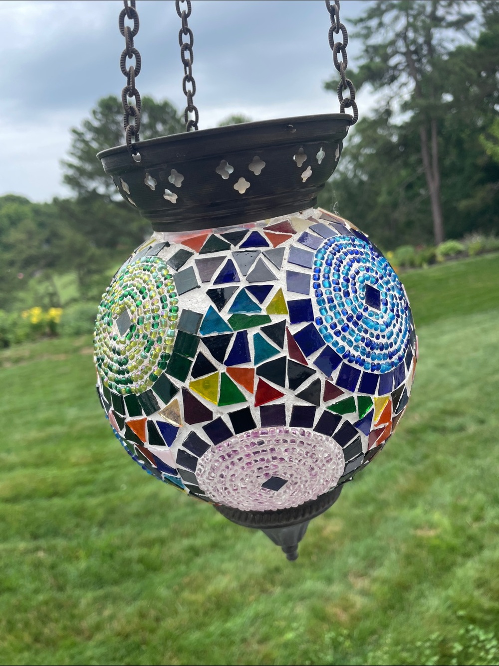 Turkish Moroccan Mosaic large lantern